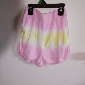 Design History Pink and Yellow Kids Shorts